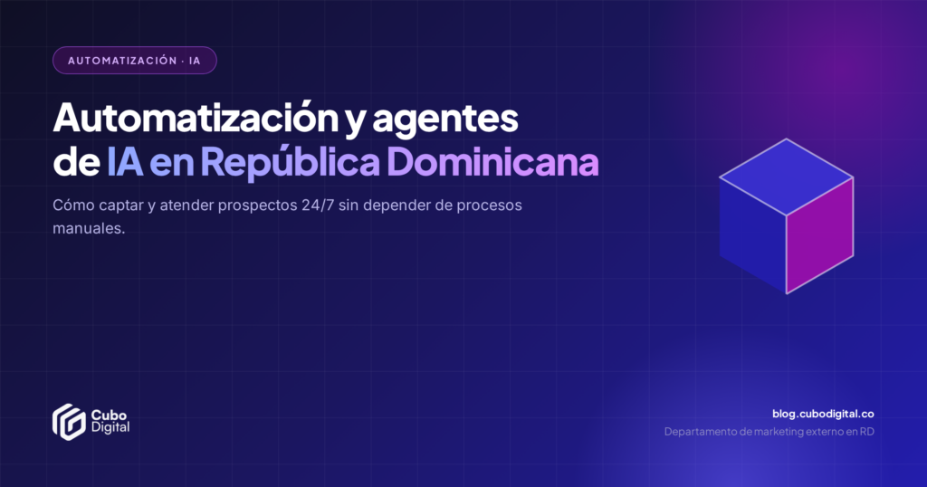 Automatización de marketing y agentes de IA en República Dominicana - Cubo Digital
