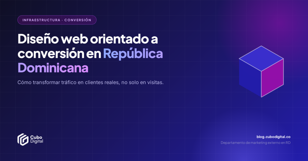 Diseño web orientado a conversión en República Dominicana - Cubo Digital
